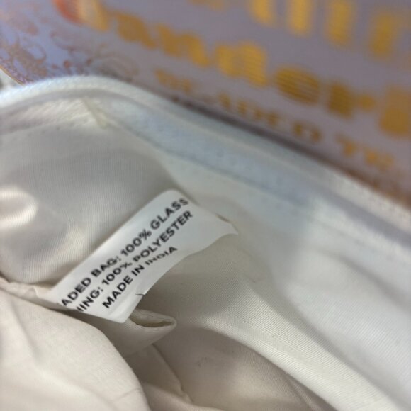 Wandering Moon Viral Sardines Beaded Bag - Blue and White - Picture 4 of 7